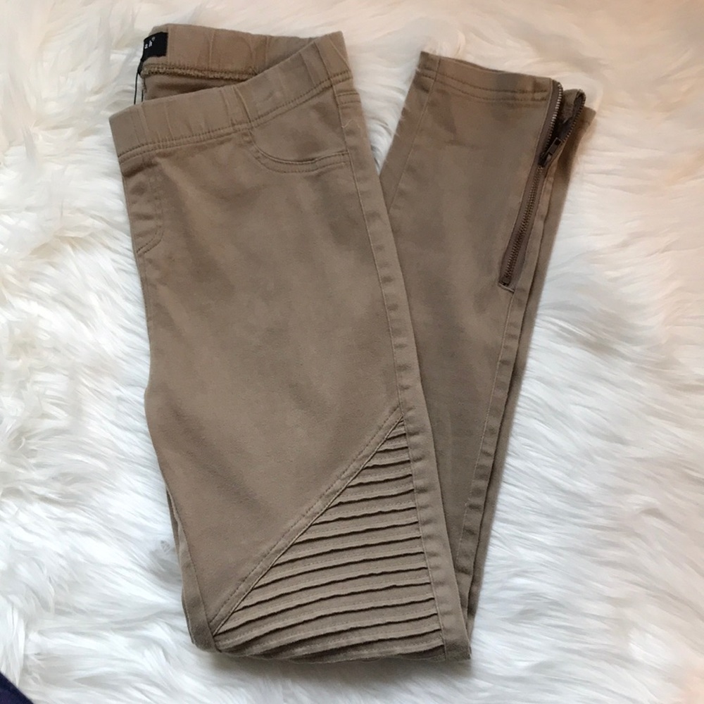 Kaki Moto leggings